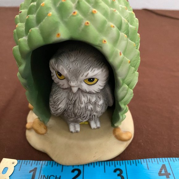 Owl in cactus home - Picture 3 of 7